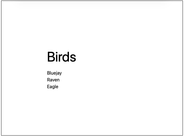 landing page